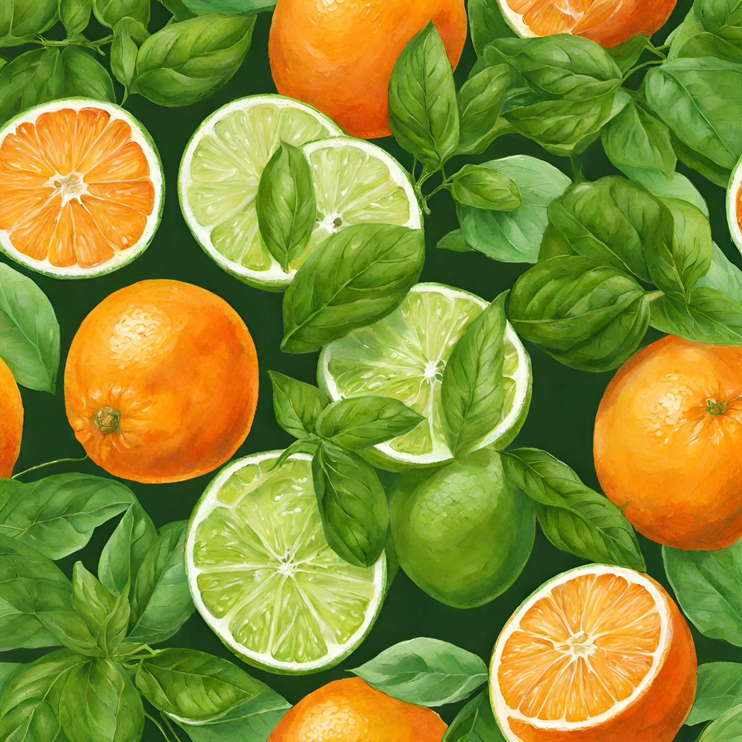 Basil Mandarin Delight Candle