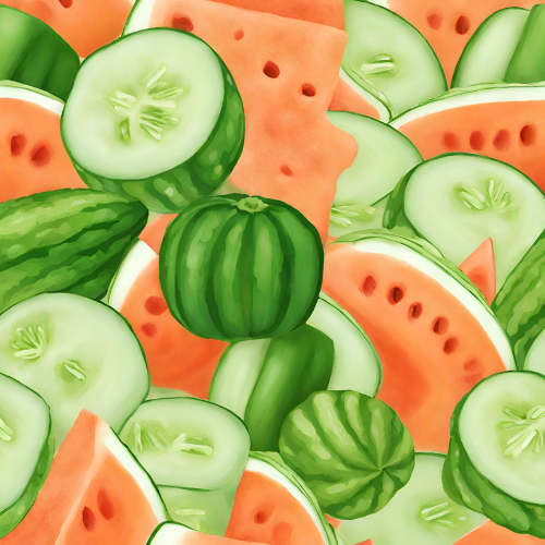 Cucumber Melon Melts