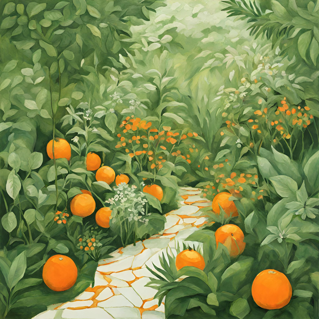 Orange Garden Kerze - Candle Paradise