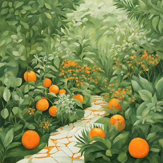 Orange Garden Kerze - Candle Paradise