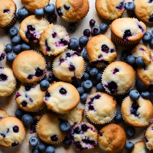 Blueberry Vanilla Muffin Candle